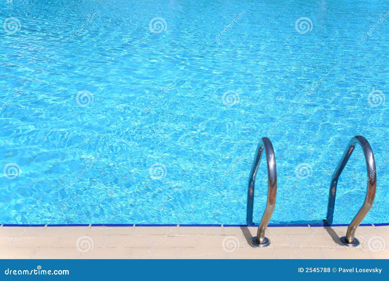 pool with stair