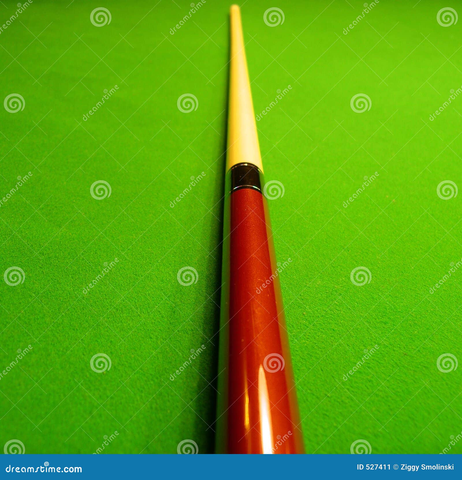 Pool stick on a pool table stock image. Image of shadow 527411