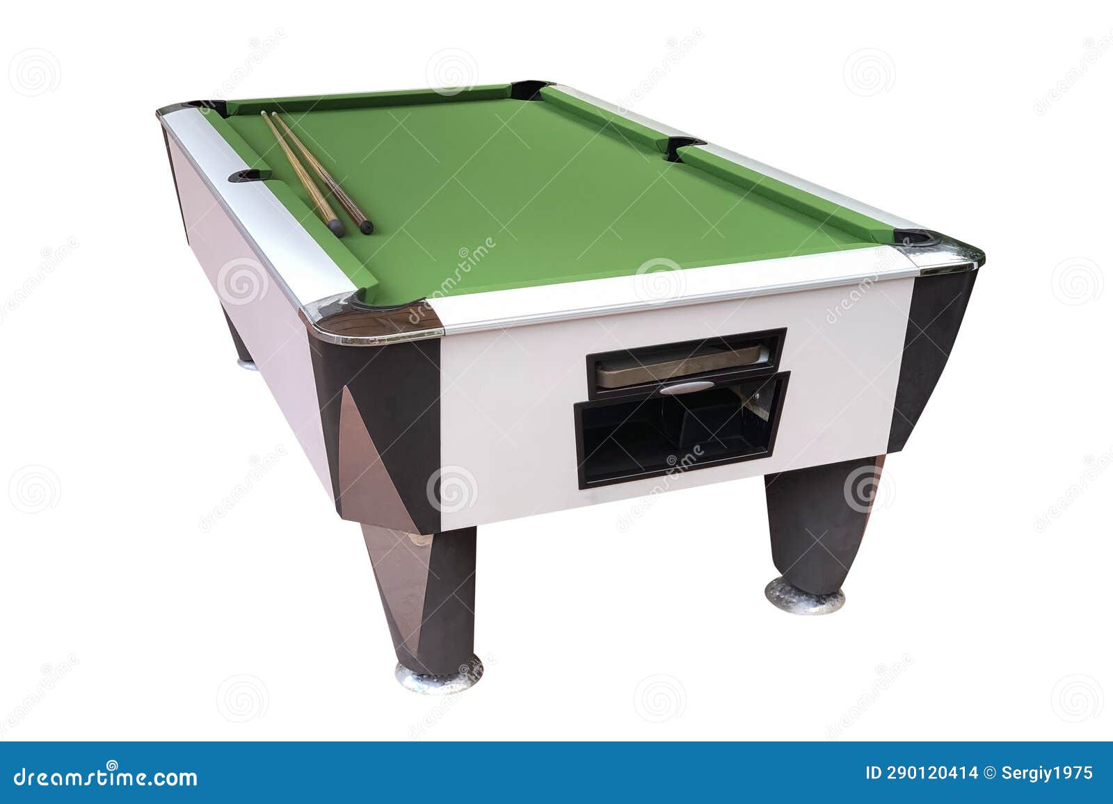 Pool Table Isolated on White Background Stock Photo Image of isolated, color 290120414