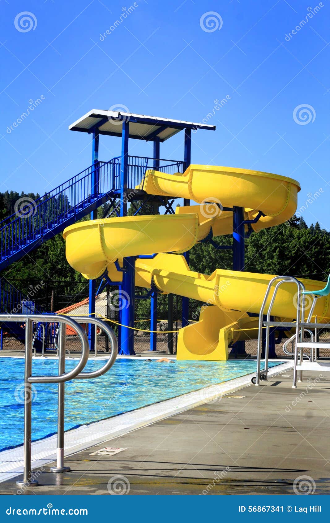 pool water slide
