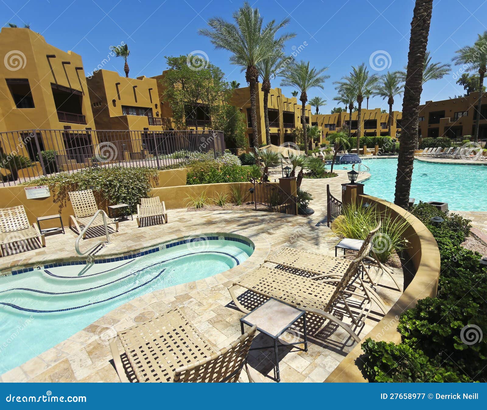 A Pool at the Wigwam, Litchfield Park, Arizona Editorial Photography