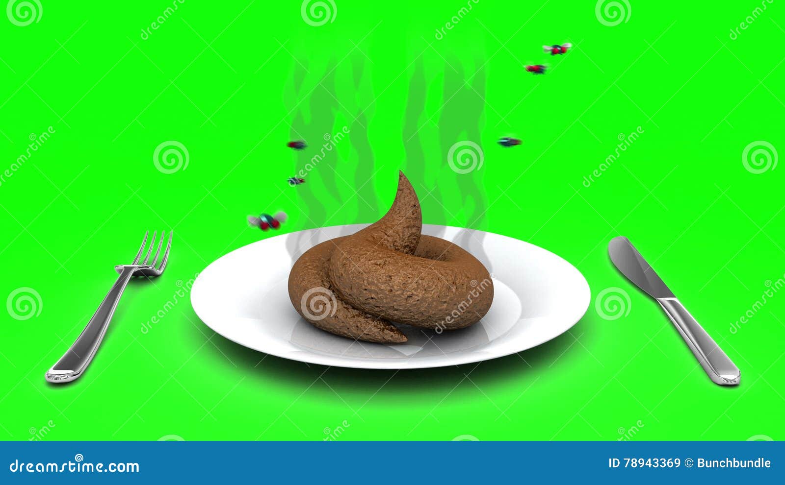 Poop on best sale a plate