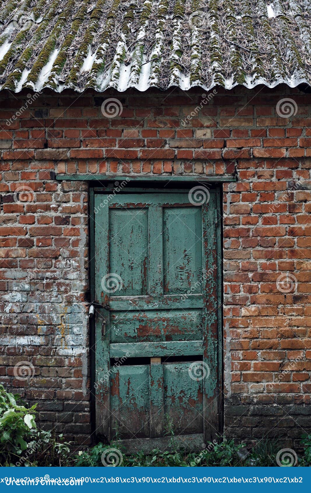 The Poor, the Door of the Old House Stock Image Image of countries
