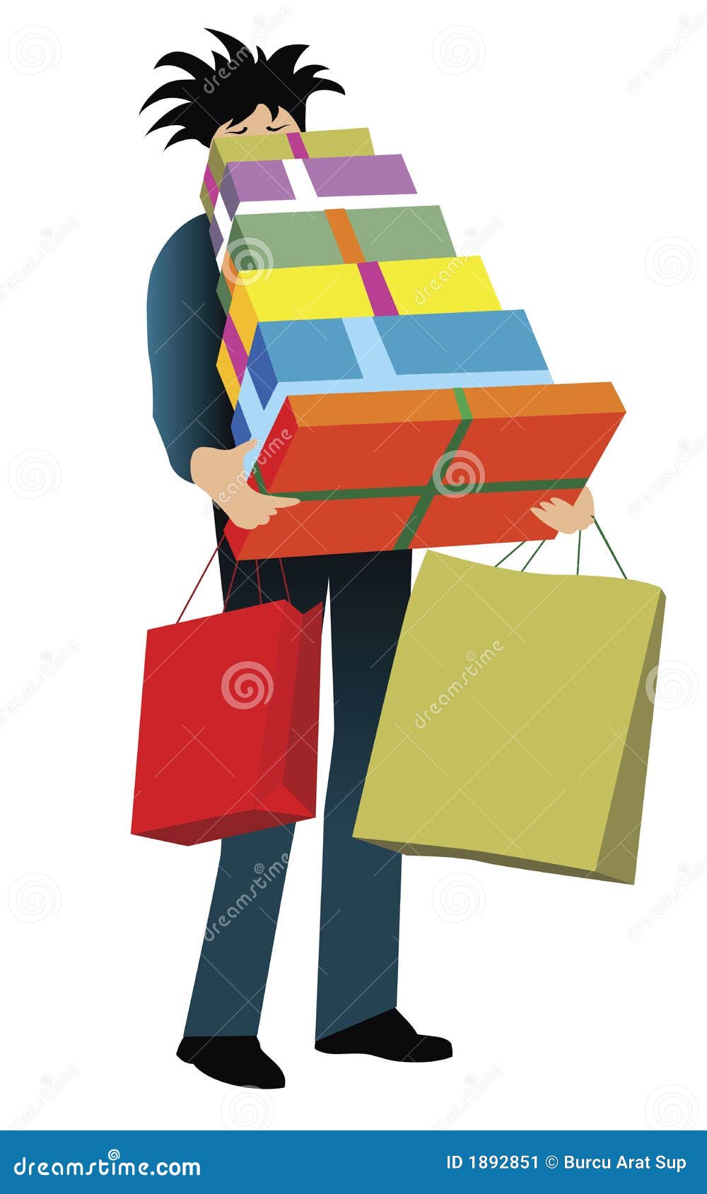 Poor guy stock vector. Illustration of vector, purchase - 1892851