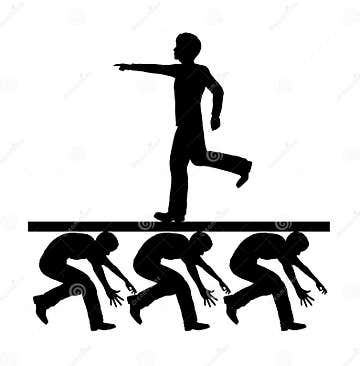Poor Leadership stock illustration. Illustration of leader - 48357277