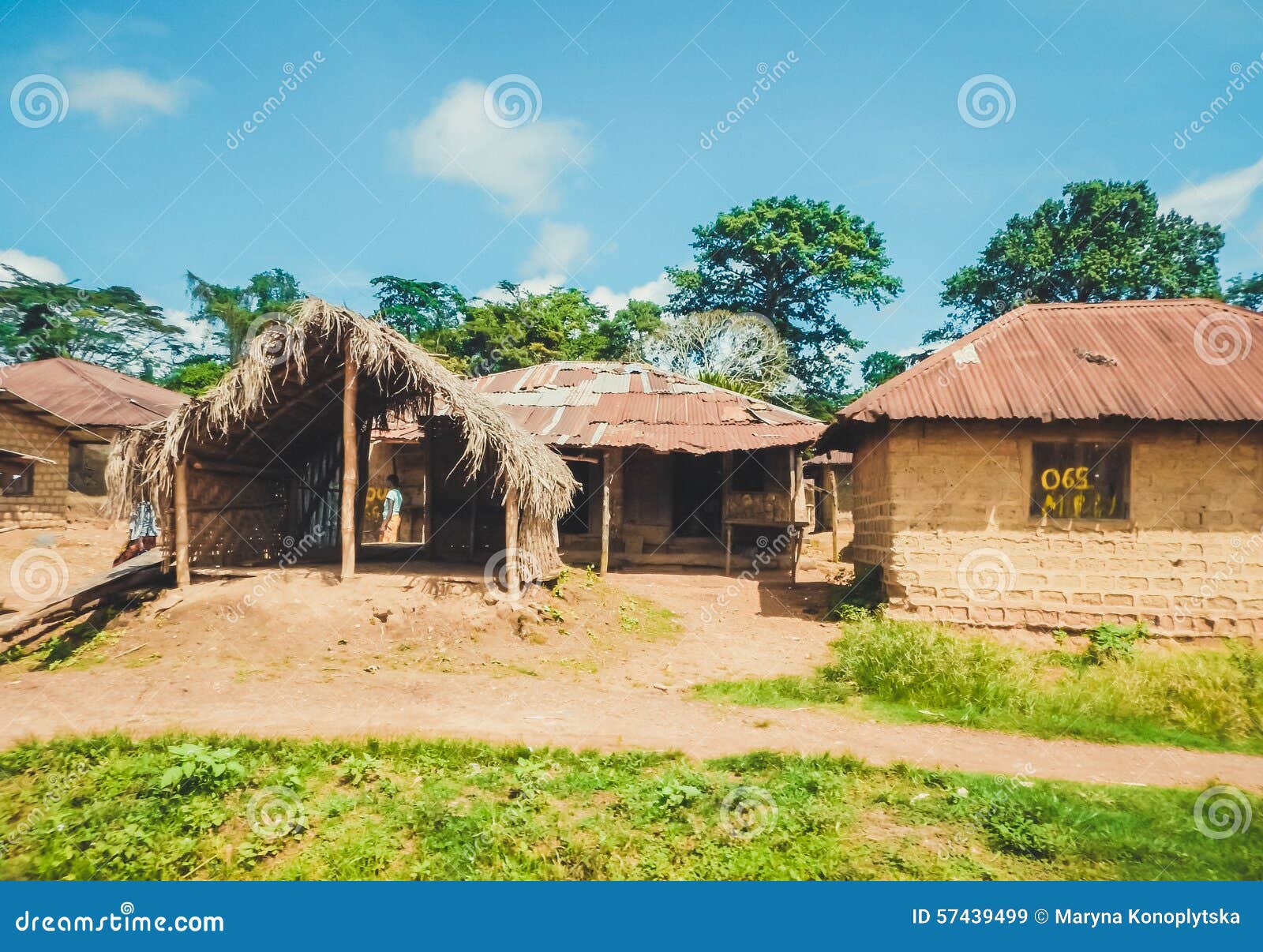 west african village life