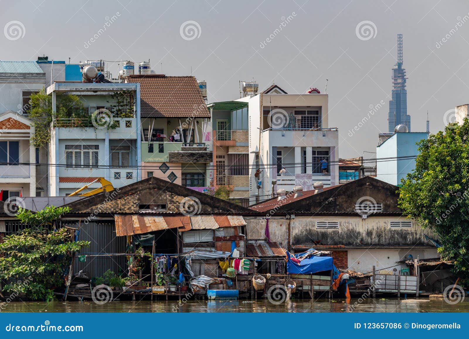Poor Neighborhood Ho Chi Minh City Editorial Photo Image Of Colorful Residential