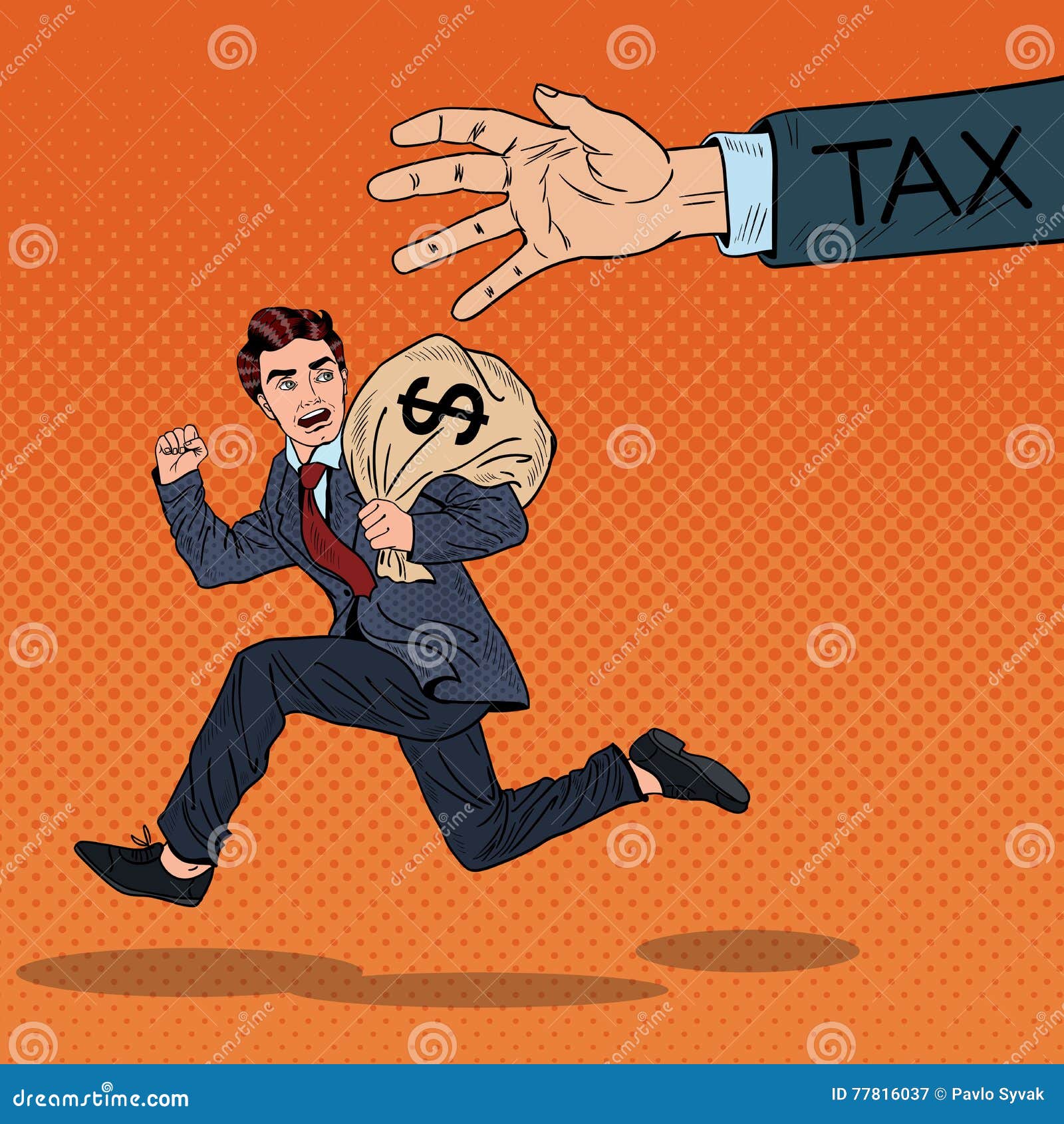 Best Entrepreneur evades taxes Illustration download in PNG & Vector format