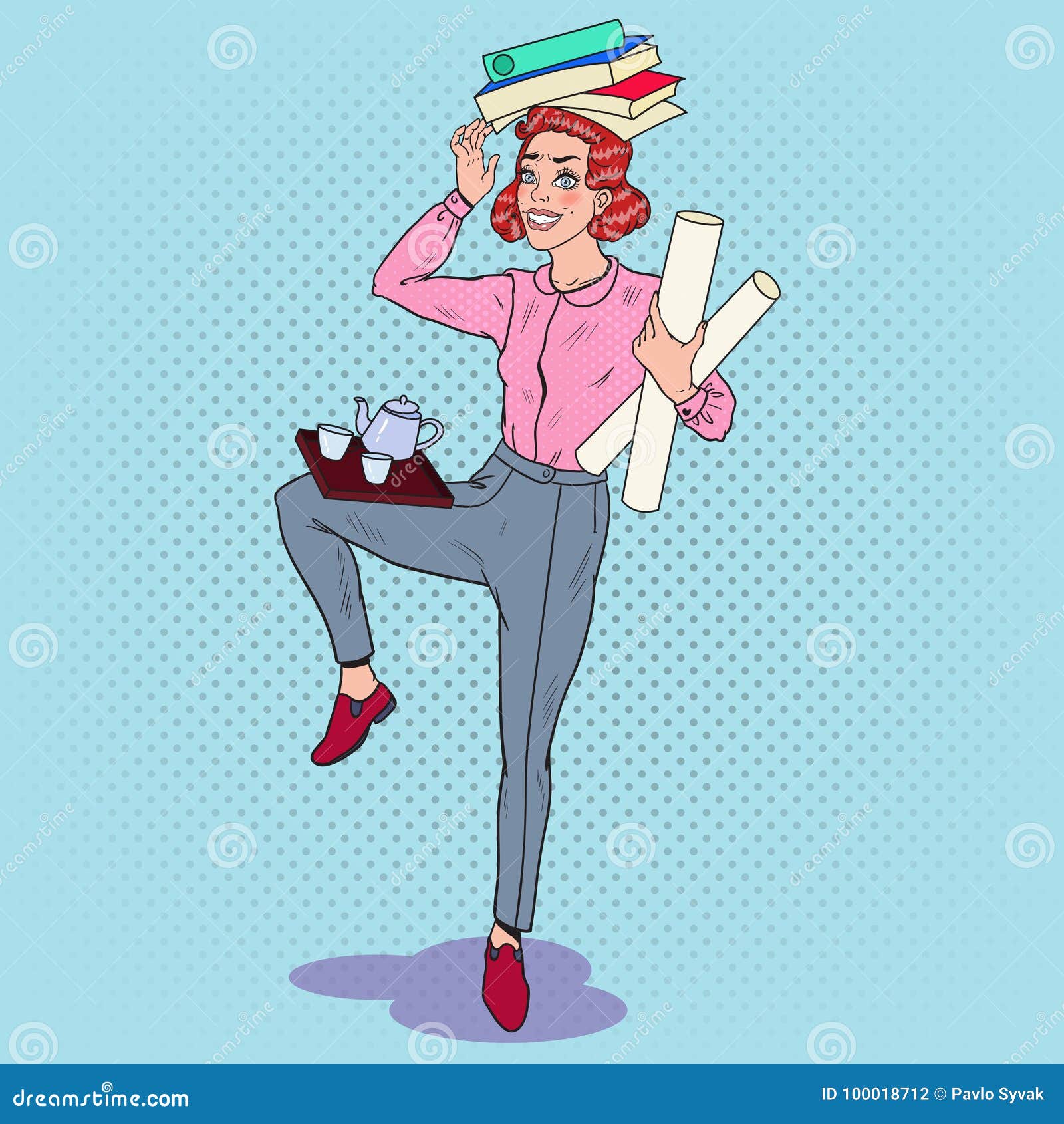 Overloading Vector Illustration with Busy work and Multitasking Employee to  Finish Many Documents or Digital Information in Hand Drawn Templates  25902240 Vector Art at Vecteezy