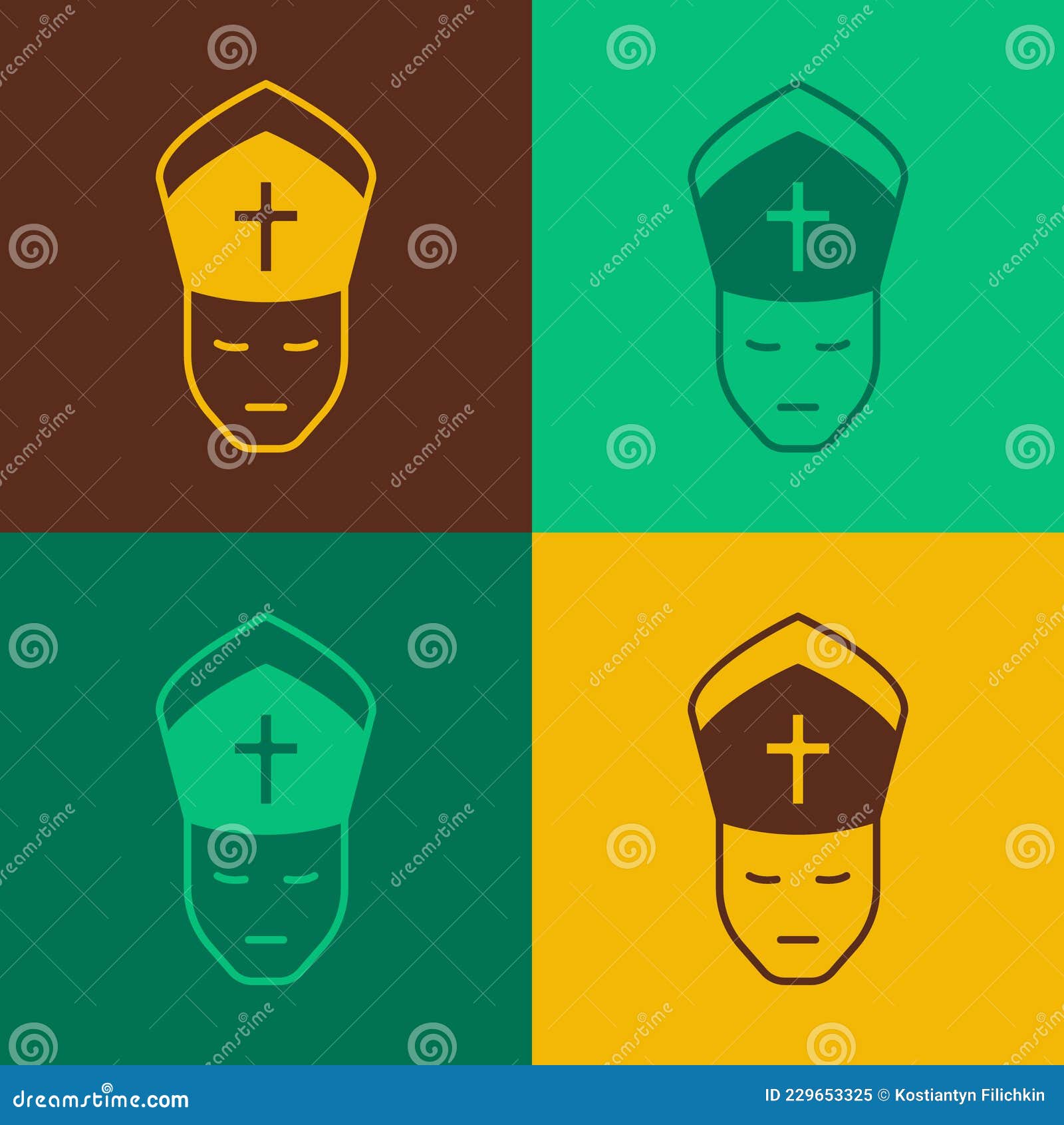 Pop Francis Stock Illustrations 3 Pop Francis Stock Illustrations