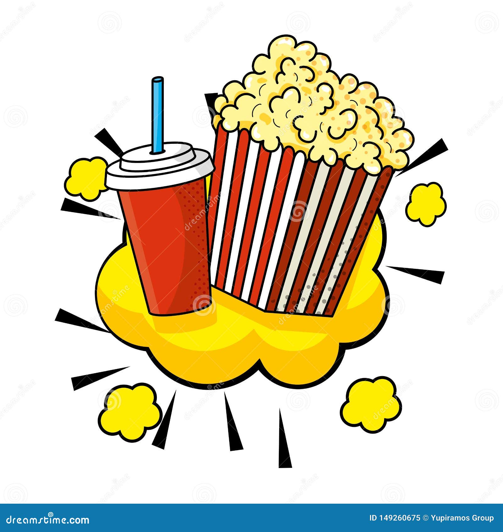 https://thumbs.dreamstime.com/z/pop-corn-soda-vector-illustration-paper-cup-straw-art-background-graphic-design-149260675.jpg