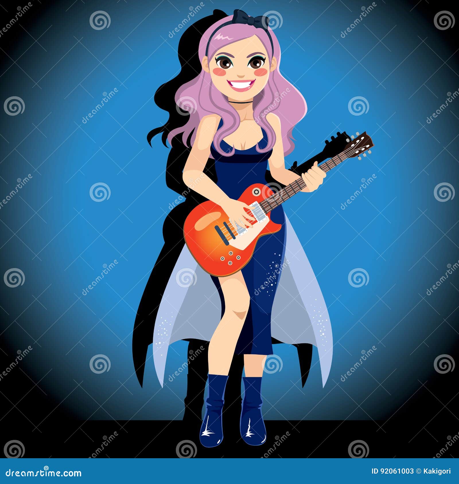 Pop Star stock vector. Illustration of cool, musical - 92061003