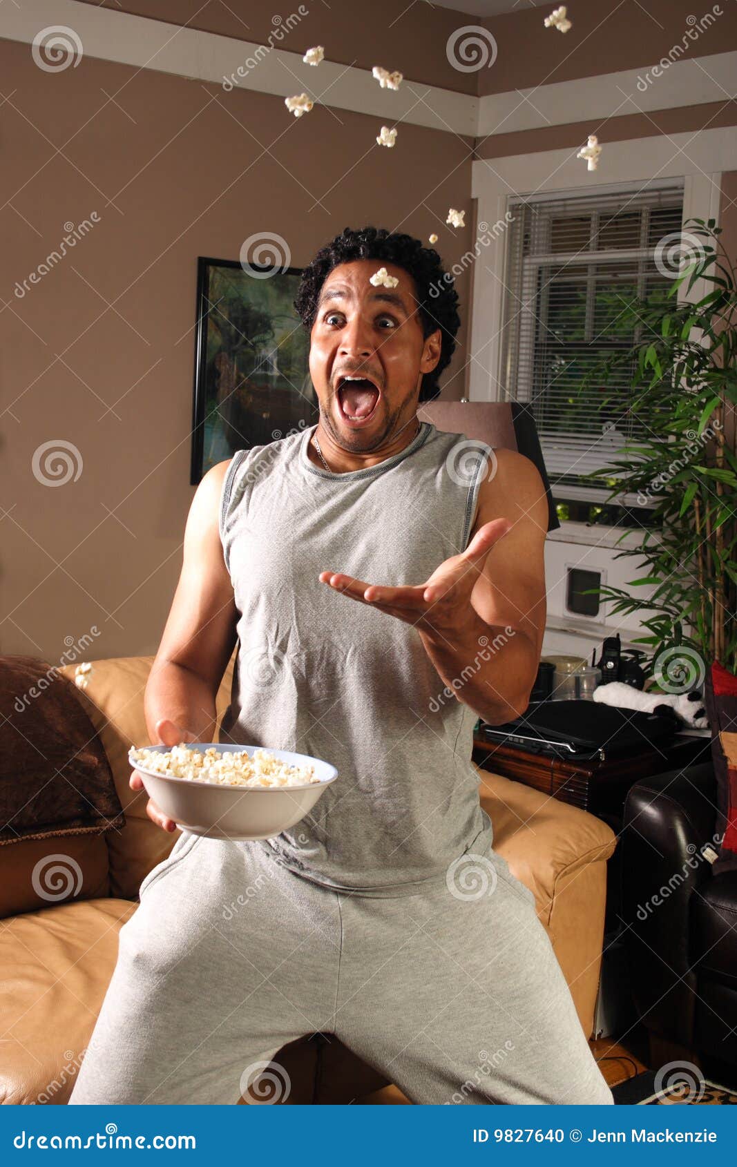 Popcorn in the air stock photo. Image of game, sport, supporter 9827640