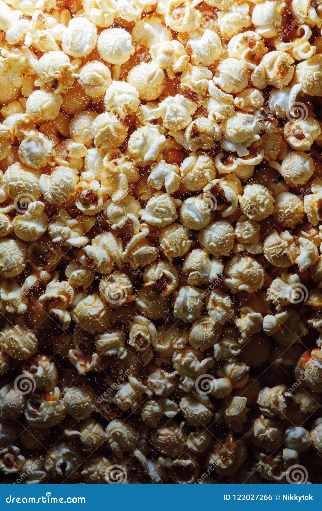 Popcorn Background, Closeup View Stock Photo Image of sugar