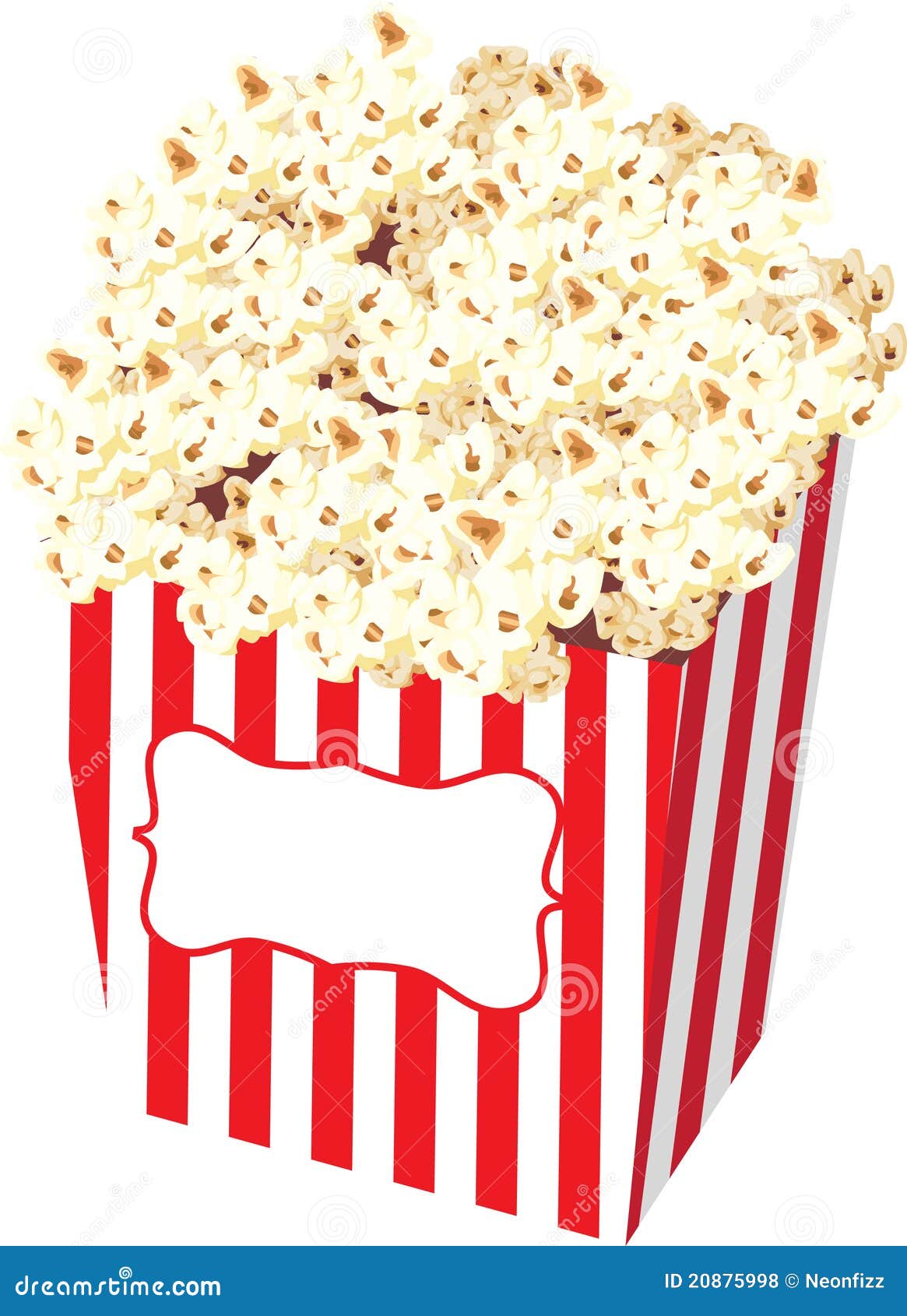Popcorn Bag Stock Illustration Stock Illustration Illustration of