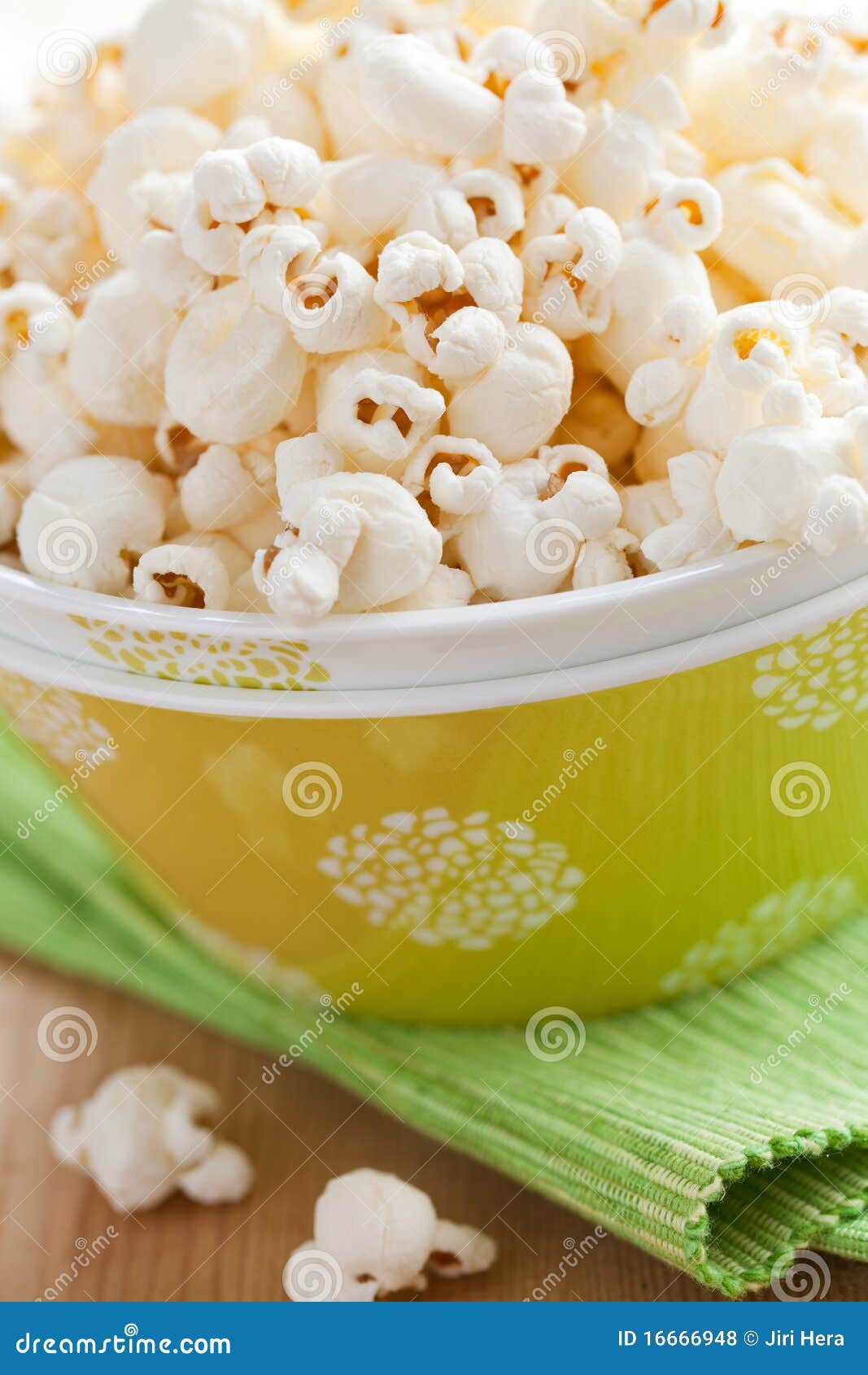 Popcorn in bowl stock photo. Image of overflowing, food 16666948