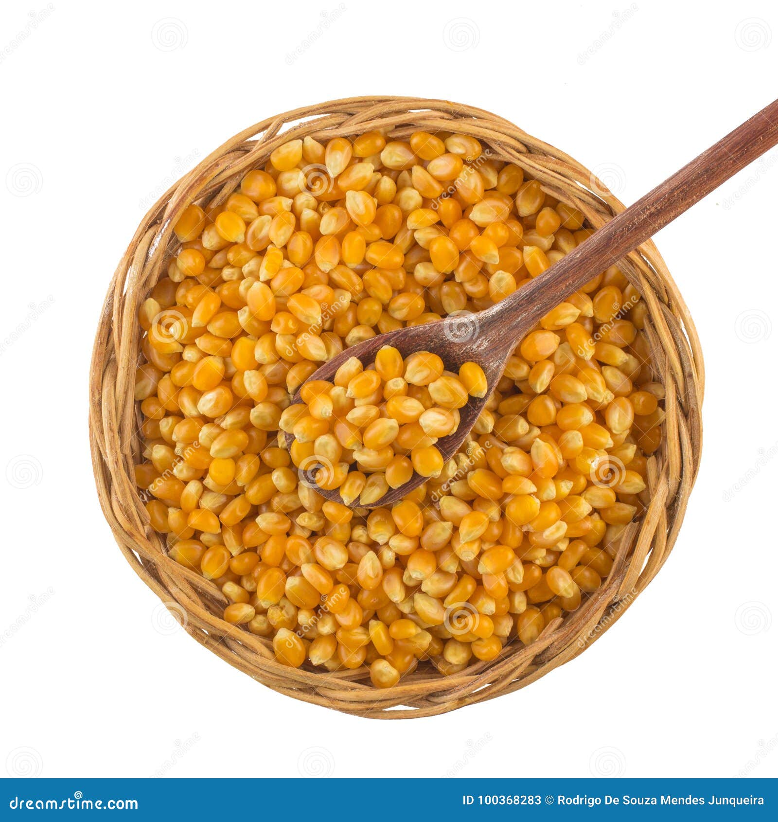 Popcorn Corn. Raw Grain in a Bowl Stock Image Image of grains