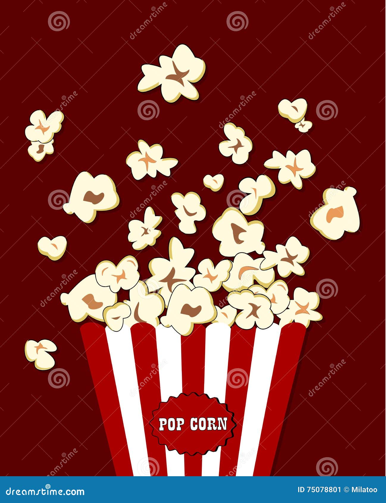 Popcorn Blow Stock Illustrations – 14 Popcorn Blow Stock 