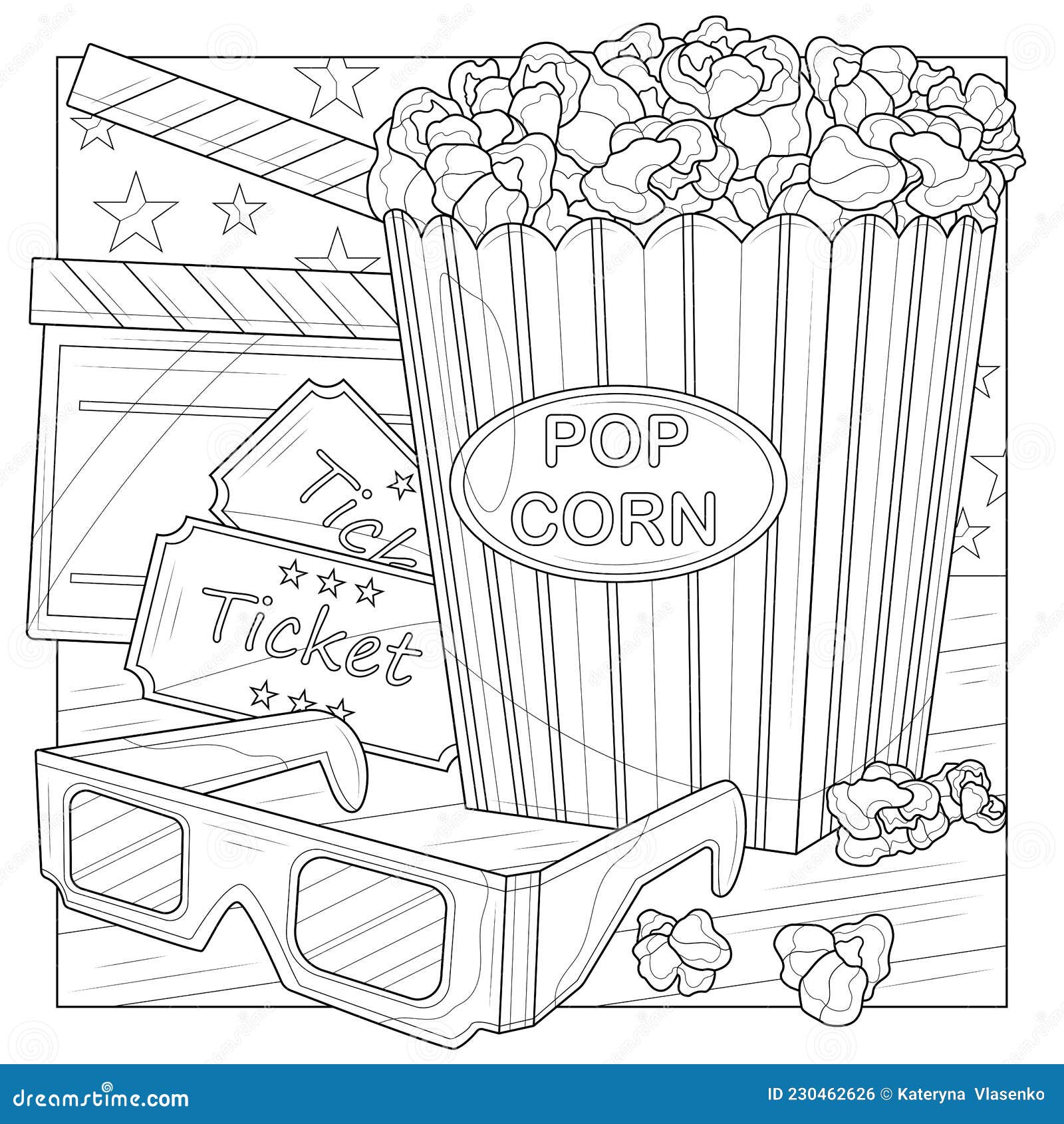 Movies Theater Coloring Pages