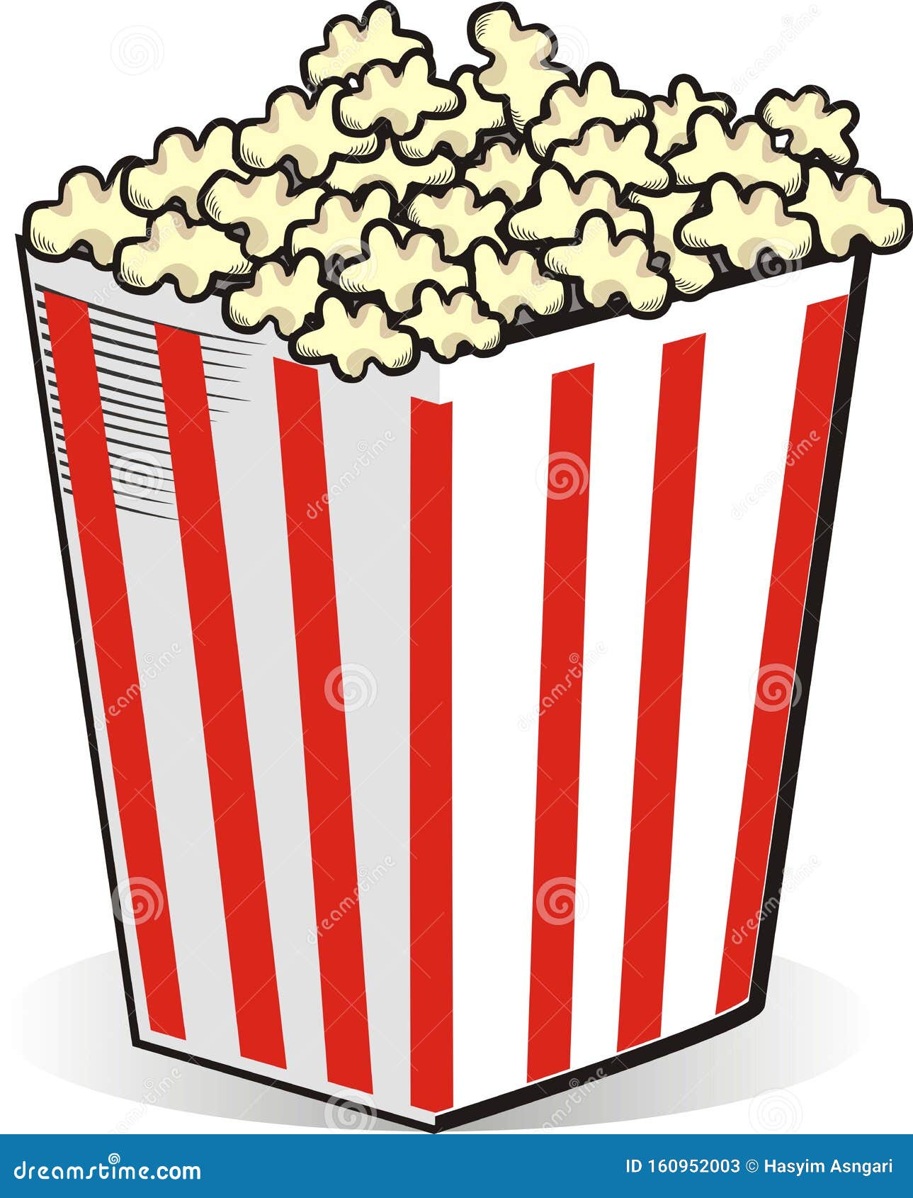  Popcorn Hand Drawn Sketch Vector Stock Vector - Illustration of 