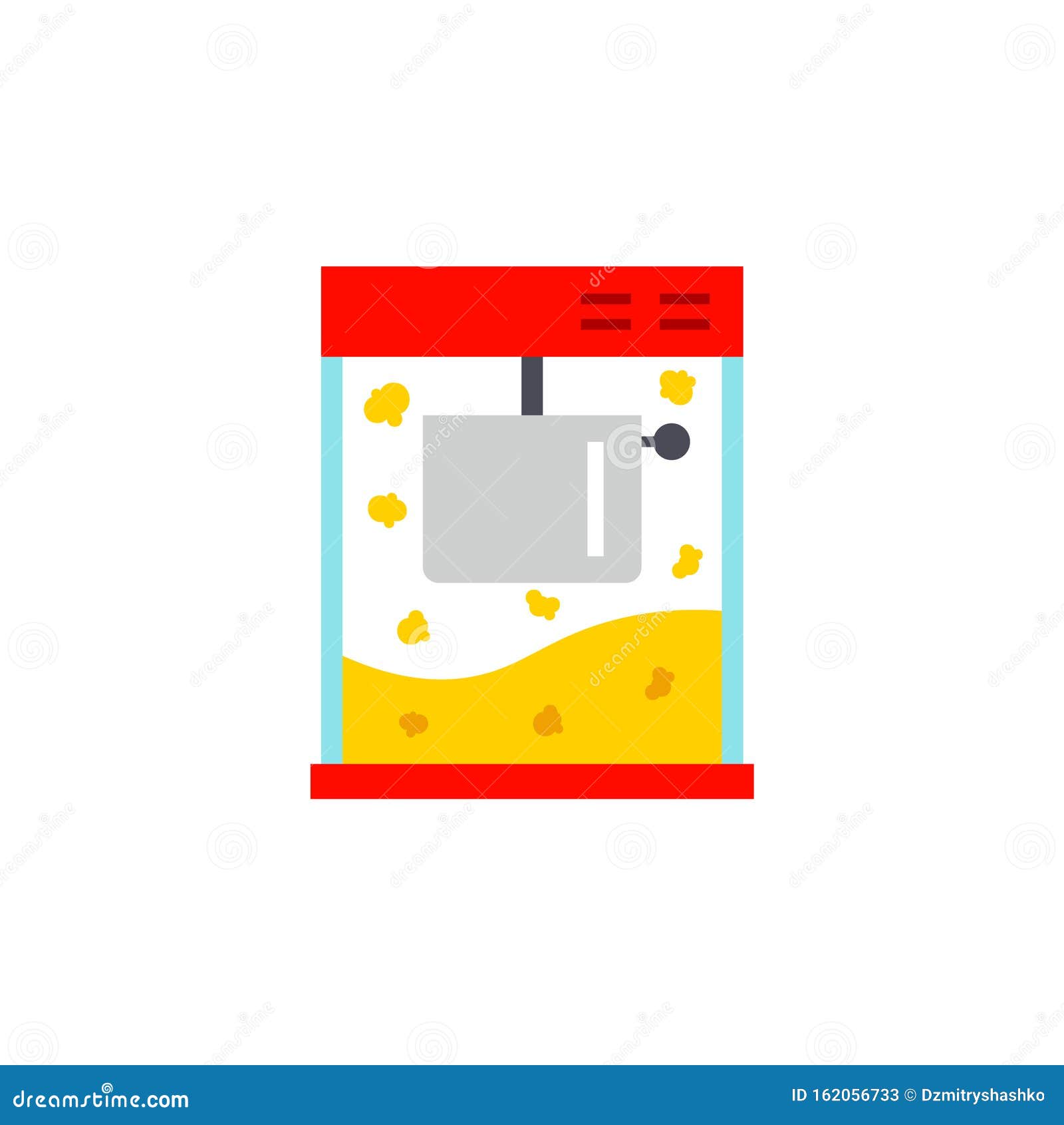 Popcorn machine icon stock vector. Illustration of market 162056733