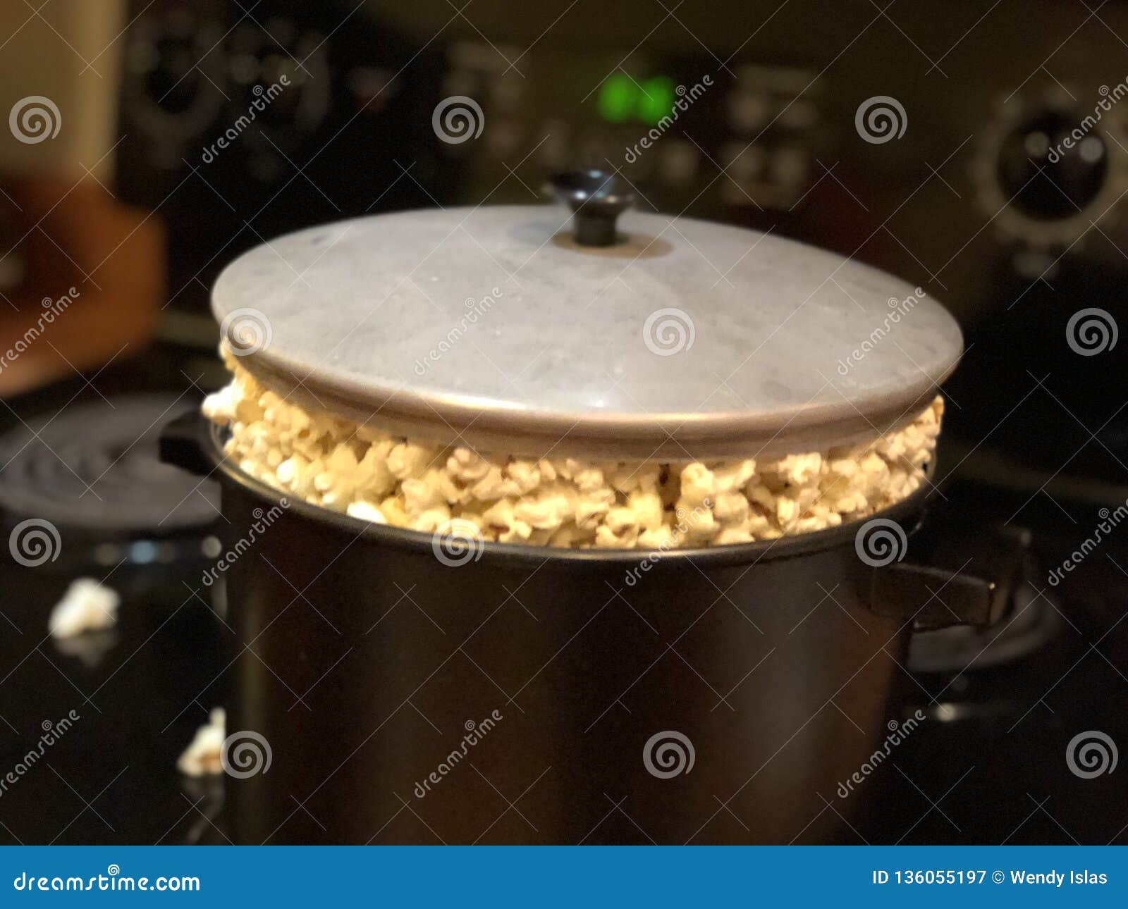 Popcorn stock image. Image of popped, ready, popcorn 136055197