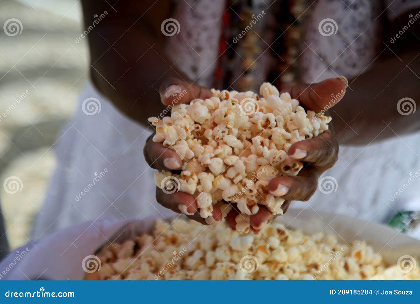 popcorn used in candomble ritual