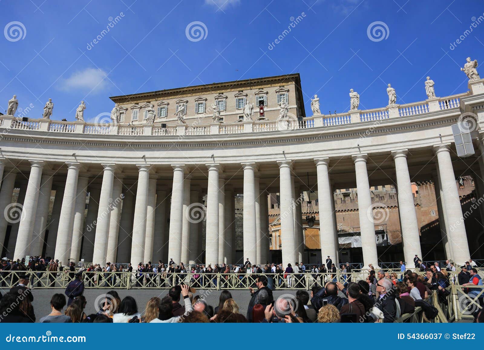Pope Francis Preaching from the Papal Apartment Balcony, Vatican City
