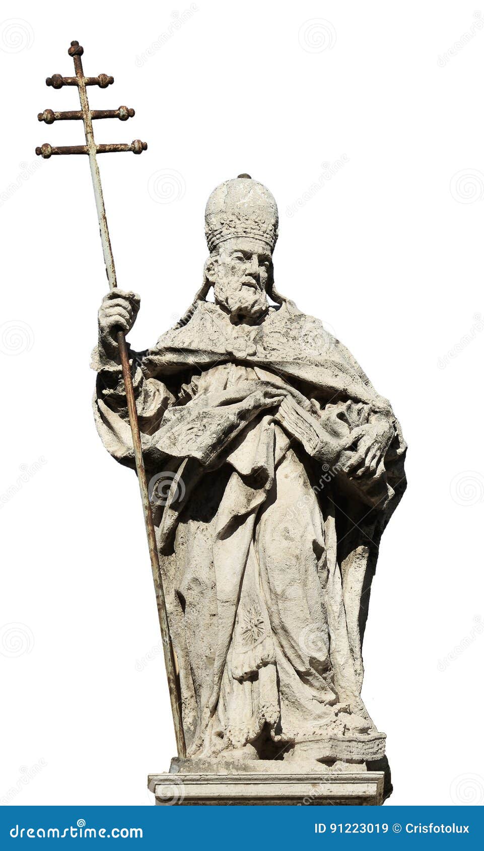 Pope Sylvester I stock image. Image of roman, pope, book - 91223019