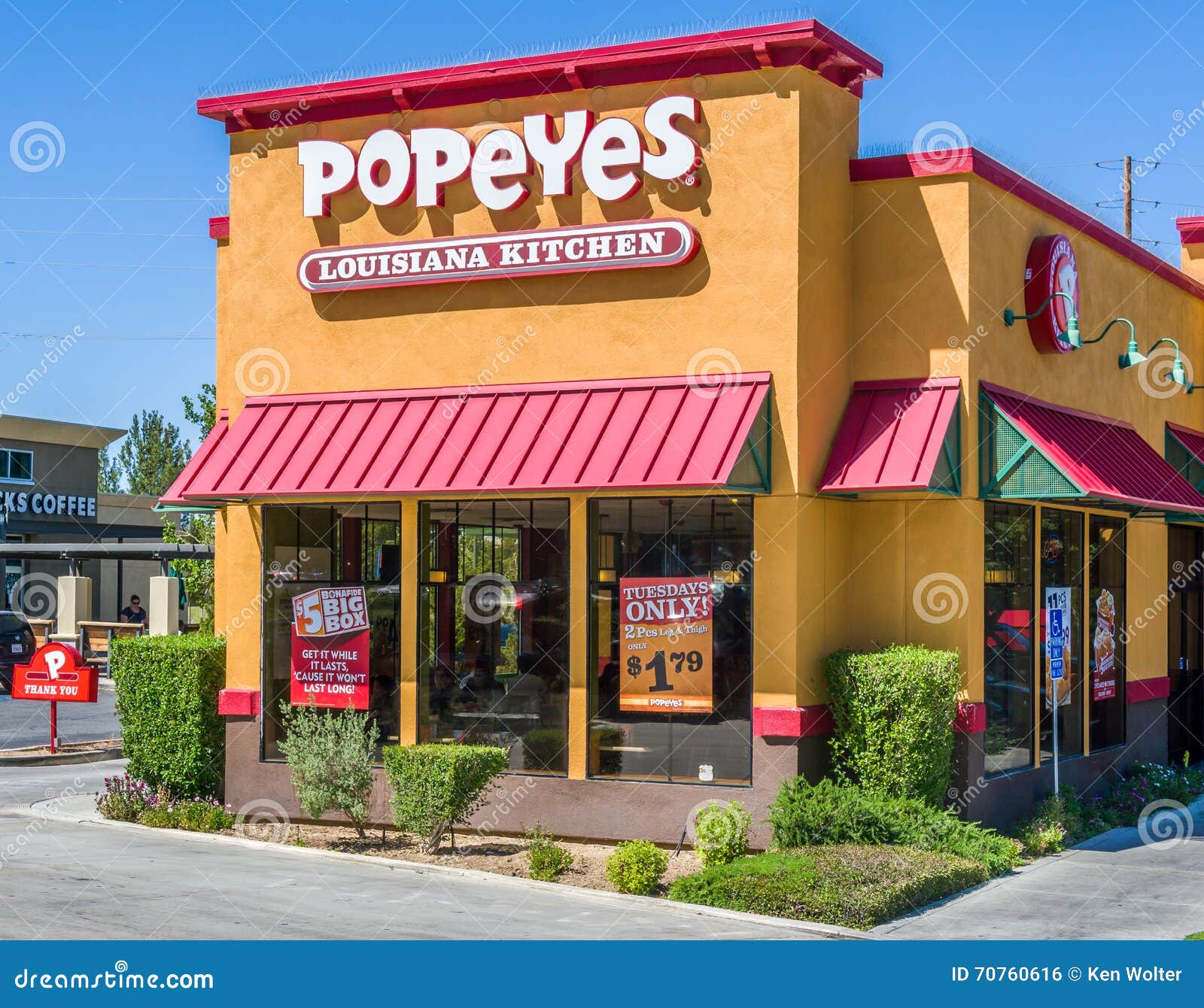 Popeyes Louisiana Kitchen Exterior Editorial Photo Image 70760616