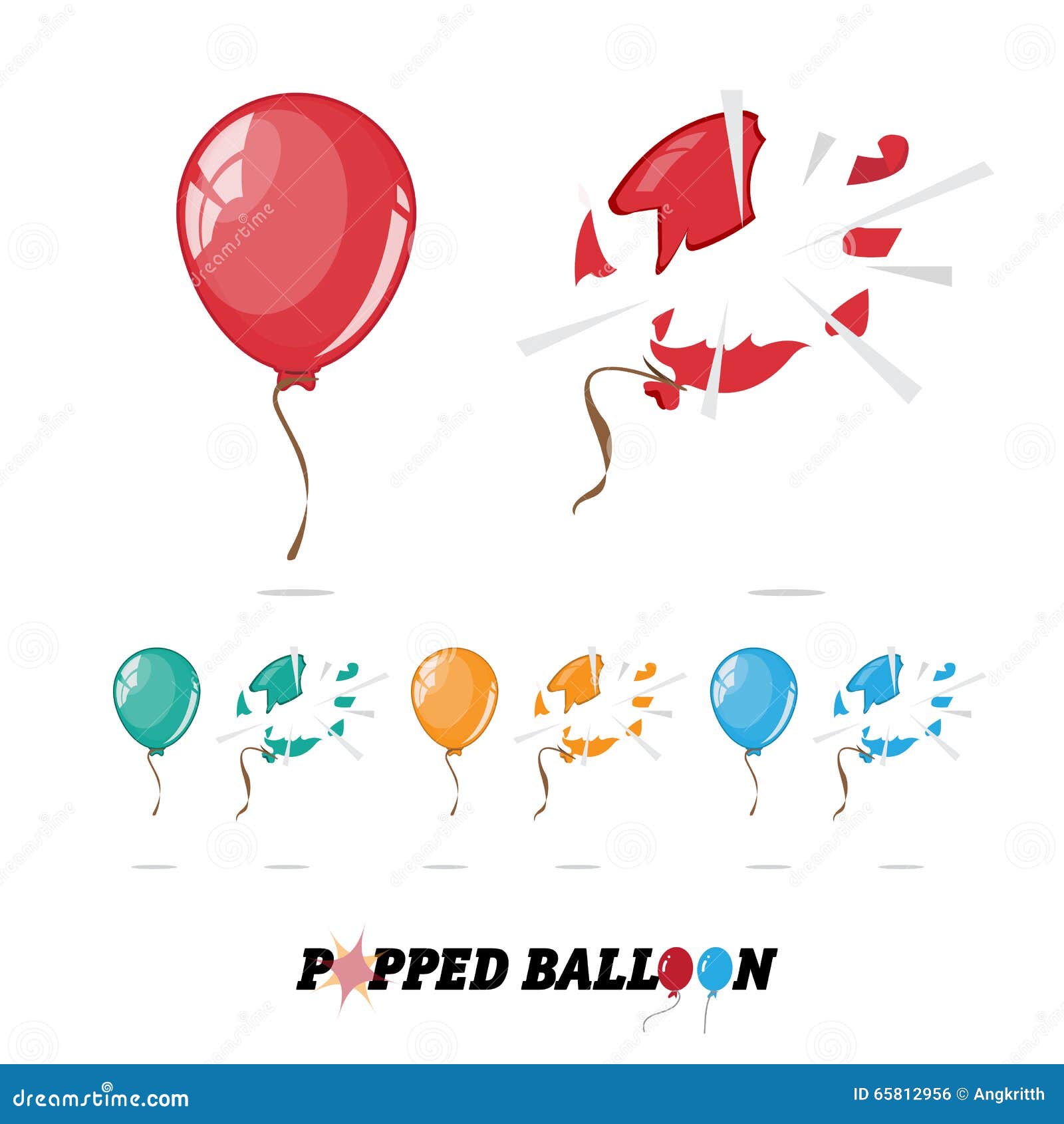 balloon pop clipart - photo #7
