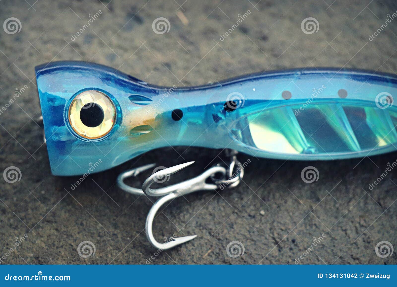 Large Saltwater Popper Lure for Big Game Fishing Stock Photo - Image of  lake, shad: 134131042