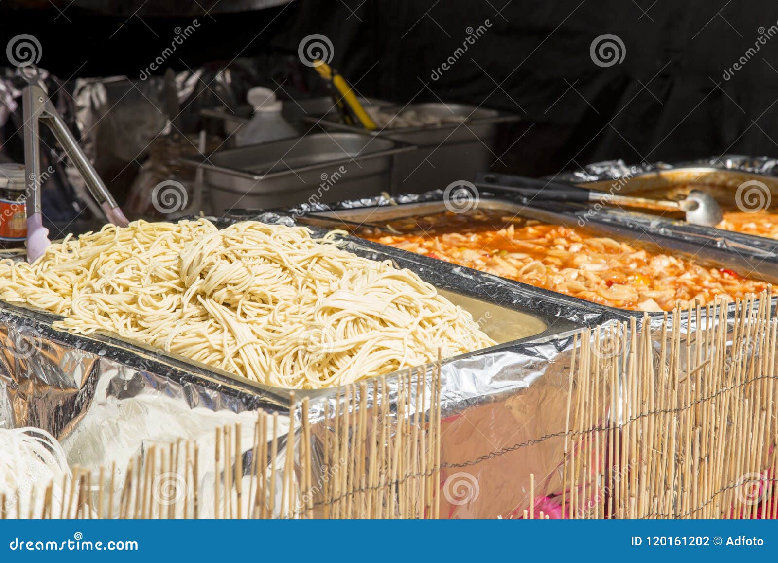 Popular Asian Street Food Dishes Stock Photo - Image of lunch, asian