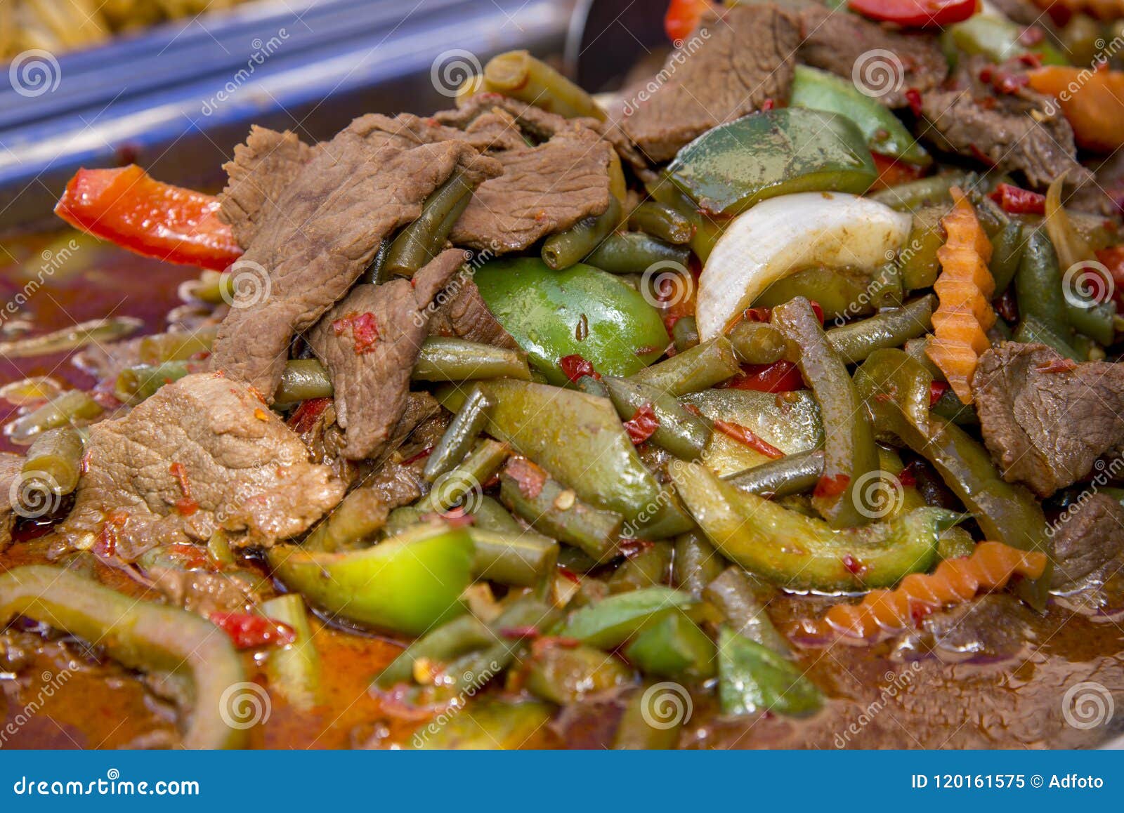 Popular Asian Street Food Dishes Stock Image - Image of dish, meat