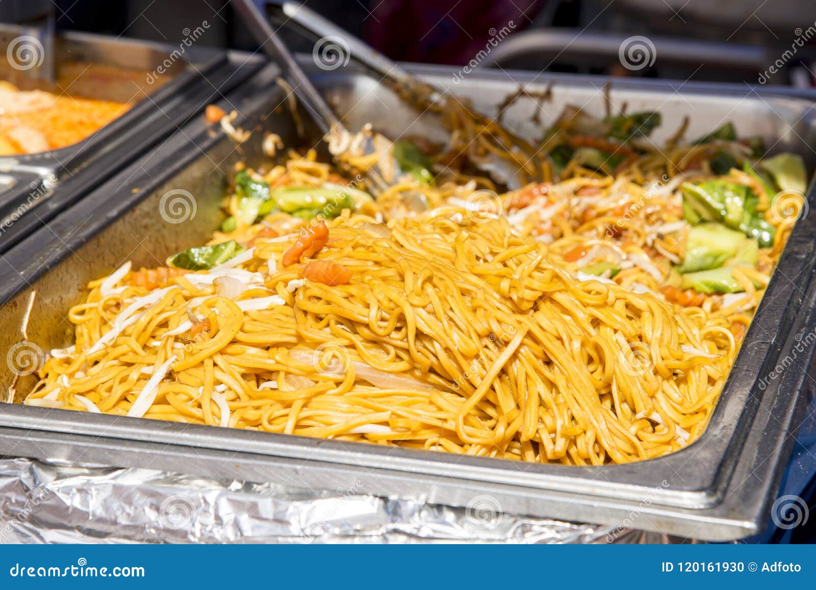 Popular Asian Street Food Dishes Stock Photo - Image of noodle, noodles