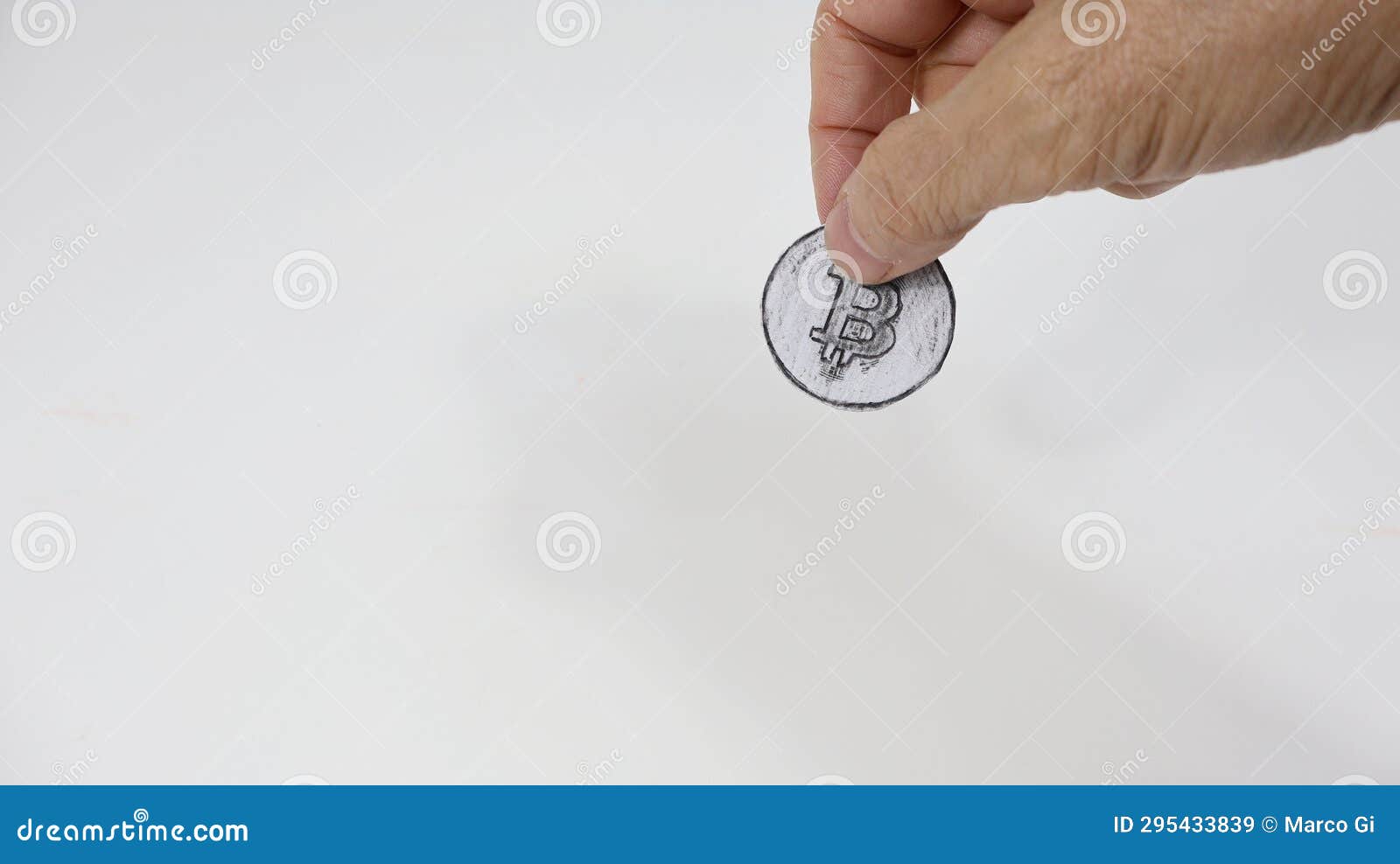 Popular Cryptocurrency Most Famous Coin in the World Bitcoin Stock Image -  Image of currency, banking: 295433839