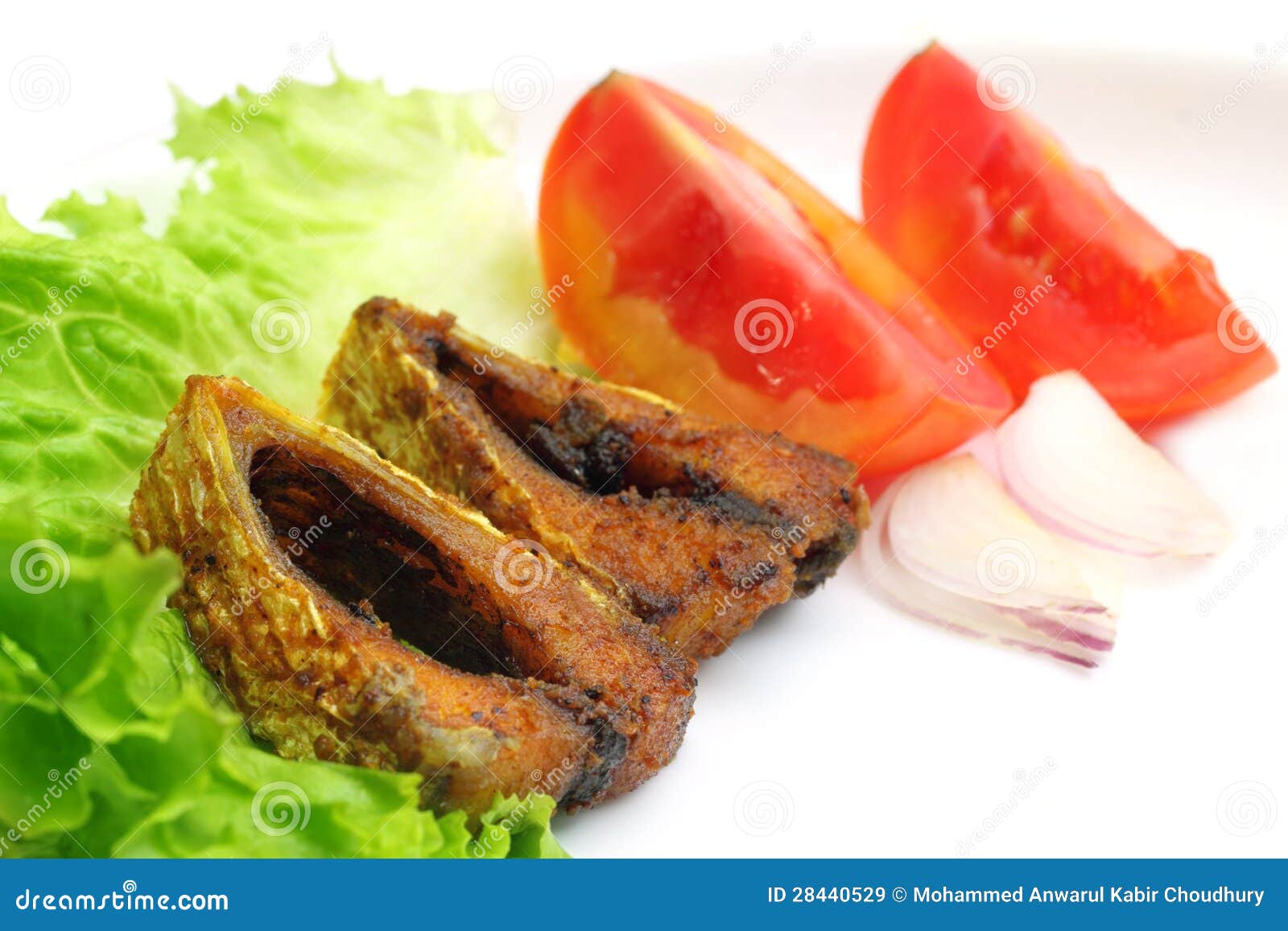 Popular Ilish Fish of Southeast Asia Salad Items Stock Image Image of
