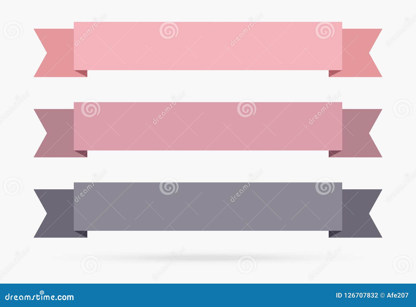 Popular Label Ribbon Pastel Color Banner Origami Paper Vintage I Stock  Illustration - Illustration of corner, sign: 126707832
