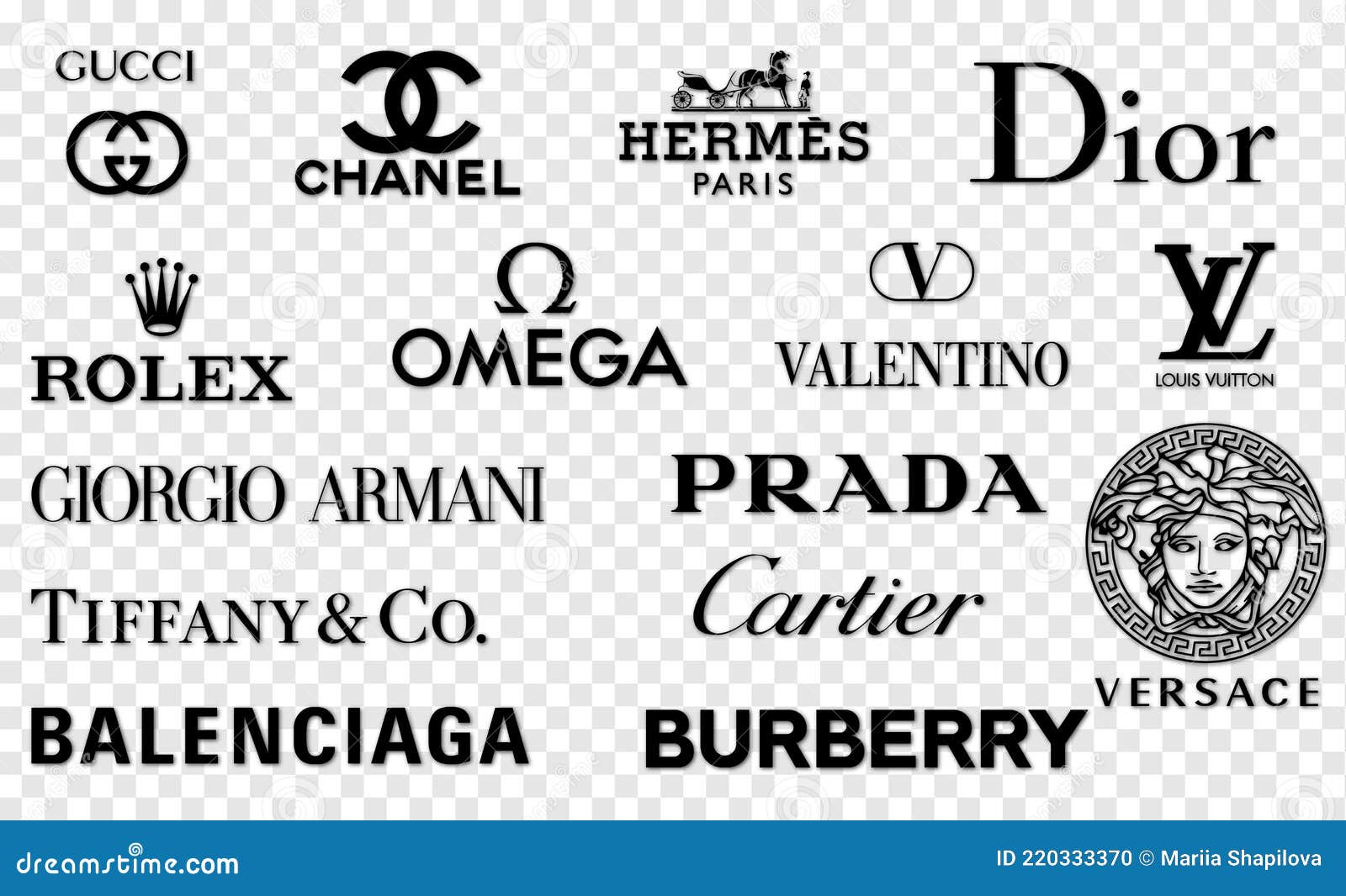 LOGO Fashion brand BUNLDE: Louis Vuitton svg, Chanel svg, Burberry svg,  Prada svg, Gucci svg, Hermes Paris svg, Dior svg, png, dxf,eps - Pe Dear