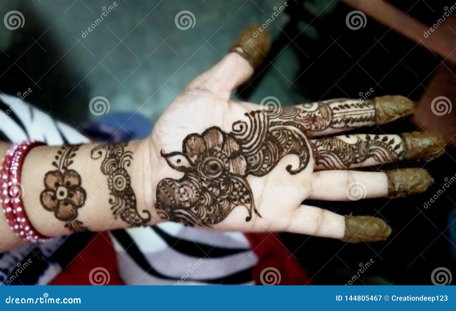 Popular Mehndi Designs for Hands Indian Traditions Stock Image - Image ...