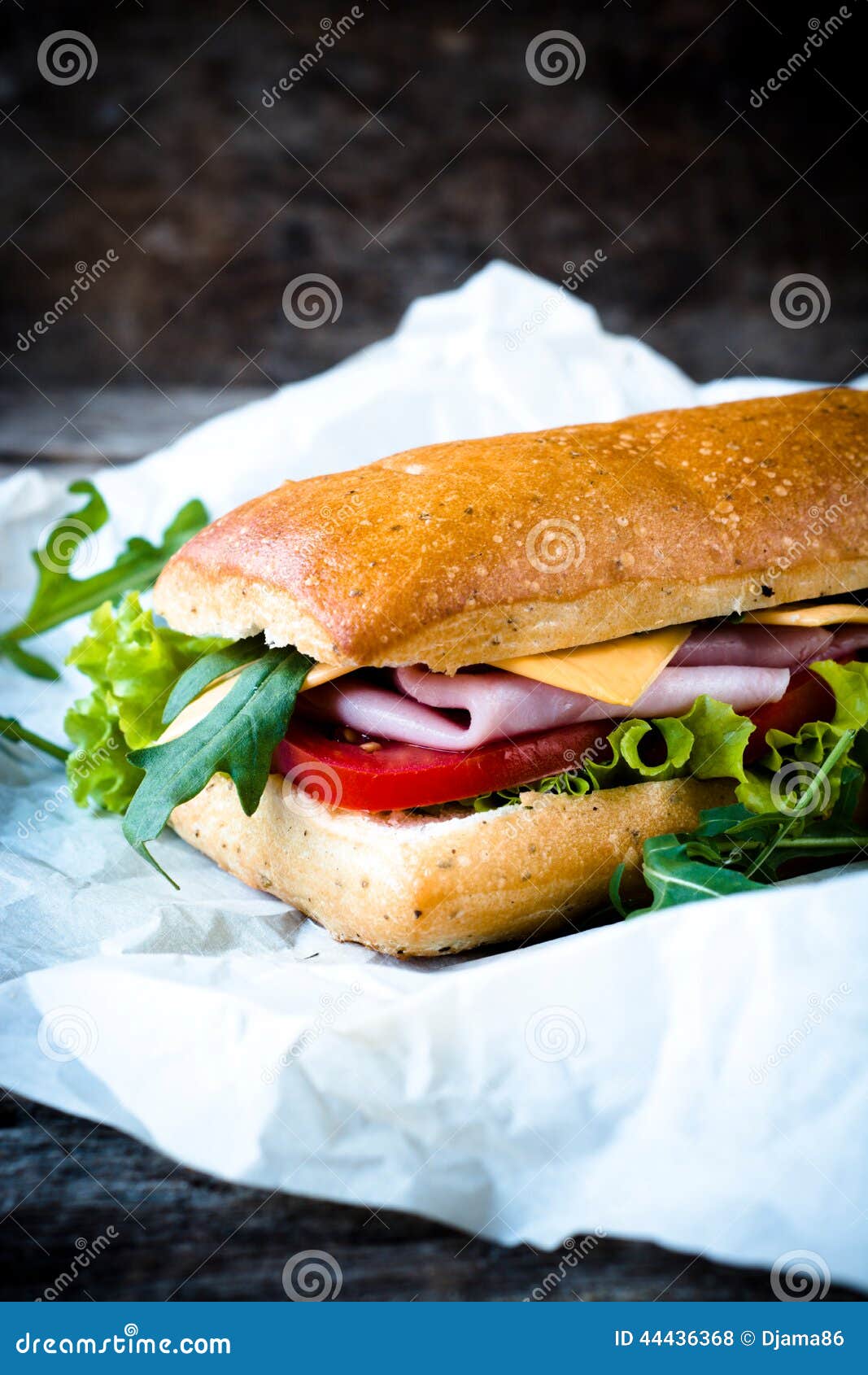 Popular panini sandwich stock photo. Image of fresh, horizontal 44436368