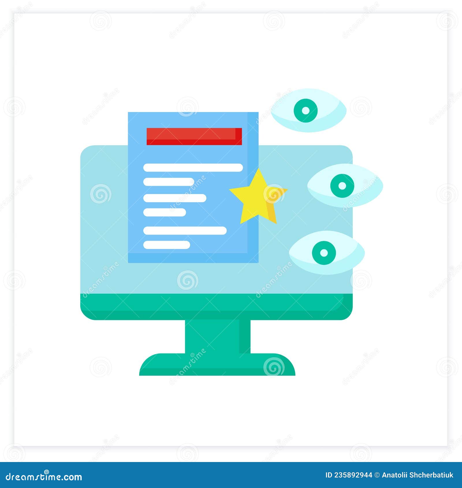 Popular post flat icon stock vector. Illustration of group 235892944