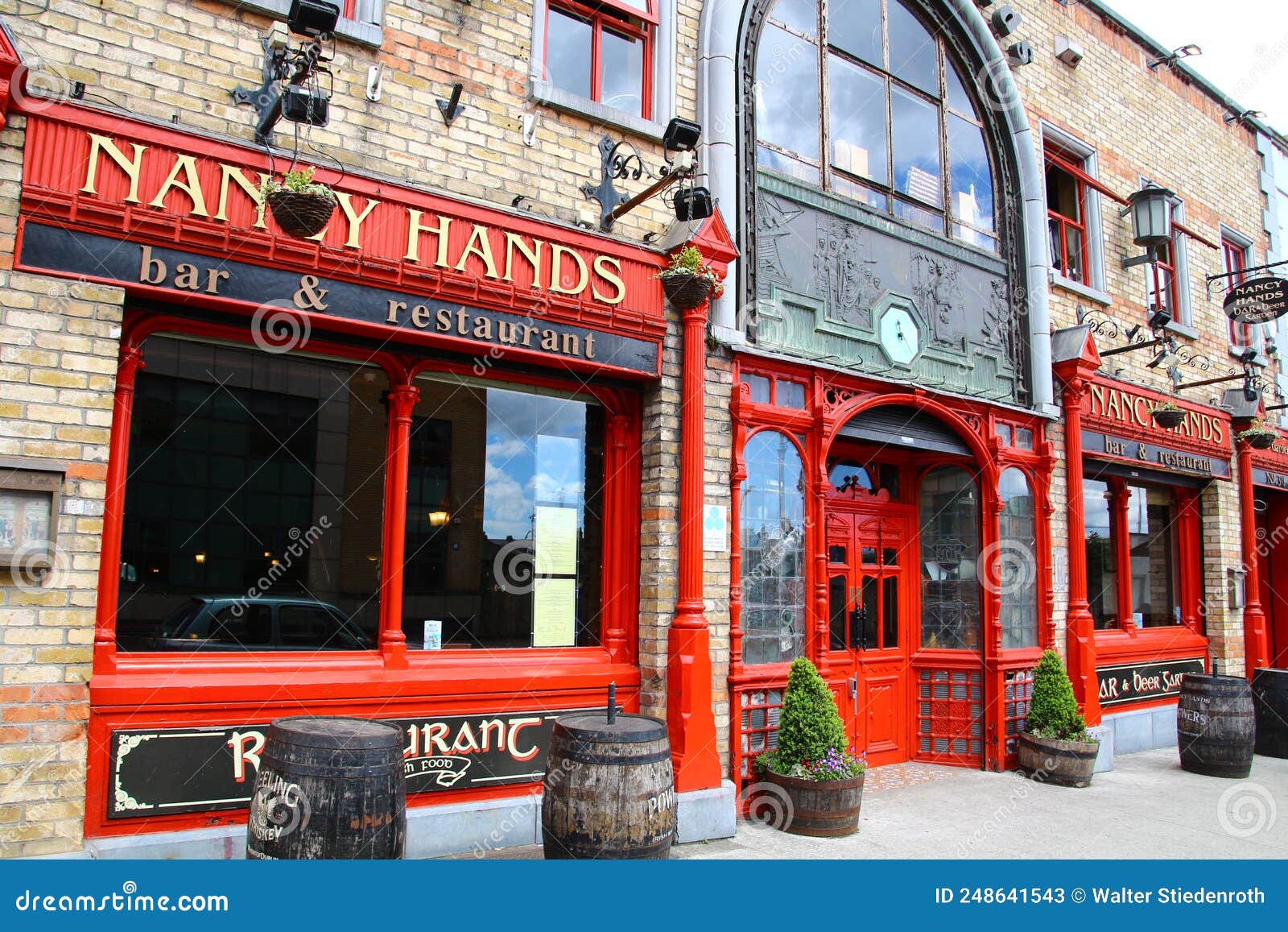 Nancy Hands Bar & Restaurant in Dublin, Ireland Editorial Stock Photo