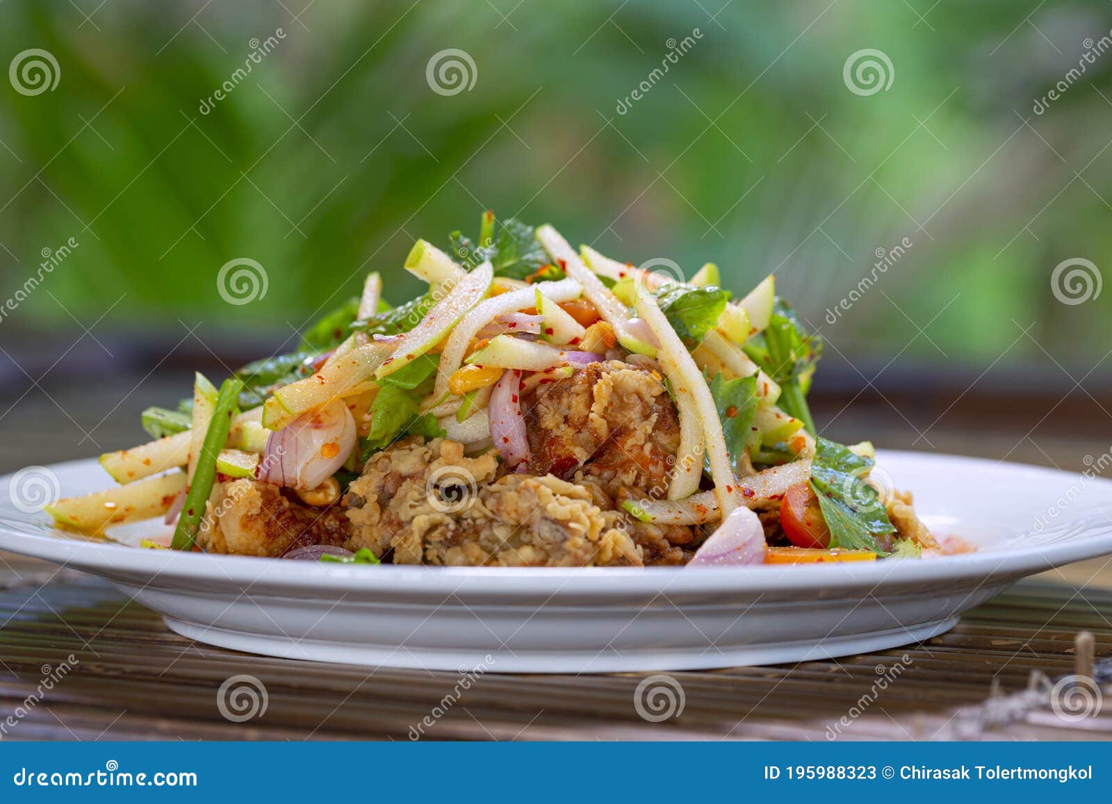 Popular Thai Food in Thailand Stock Image - Image of seafood, garlic