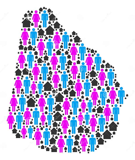 Population Uruguay Map stock vector. Illustration of house 118742043