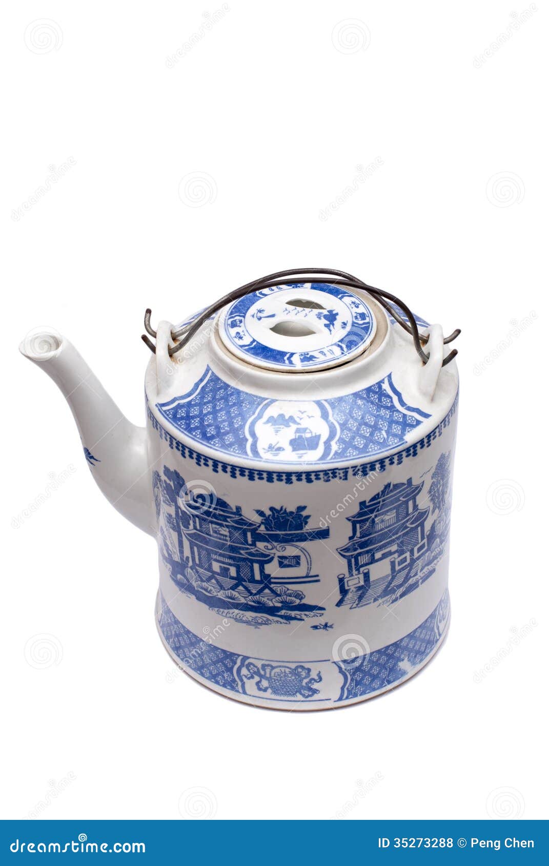 Porcelain kettle stock photo. Image of heritage, vase 35273288