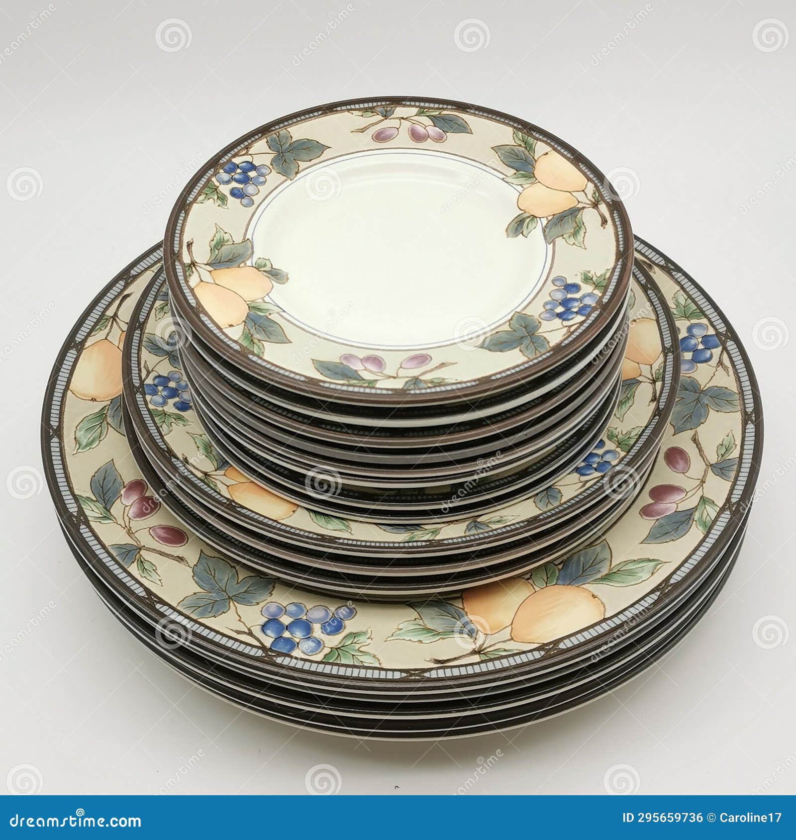 Porcelain Plates Made in Malaysia Stock Photo Image of plates, fruits