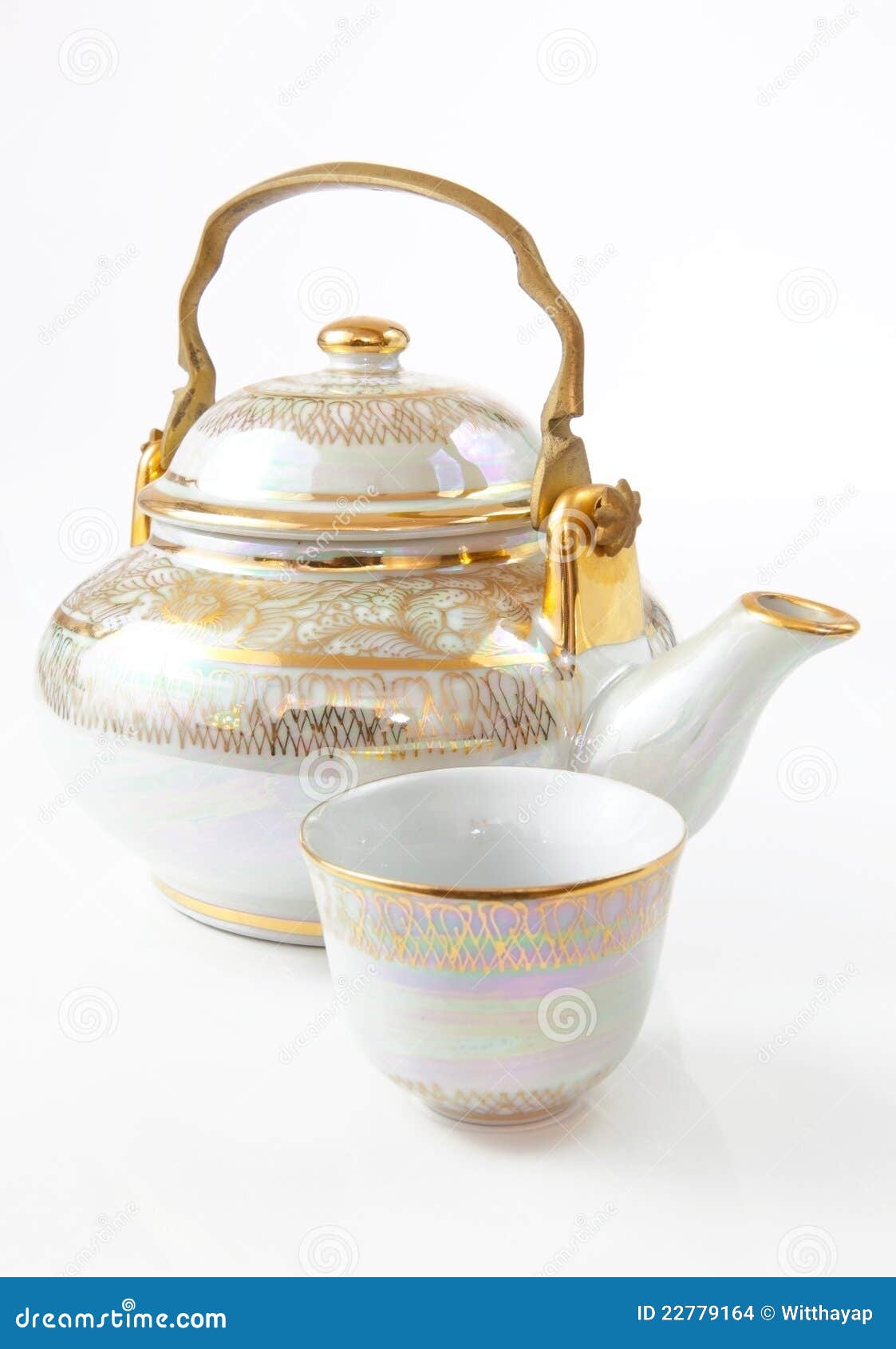Porcelain tea pot stock photo. Image of chinese, antique 22779164