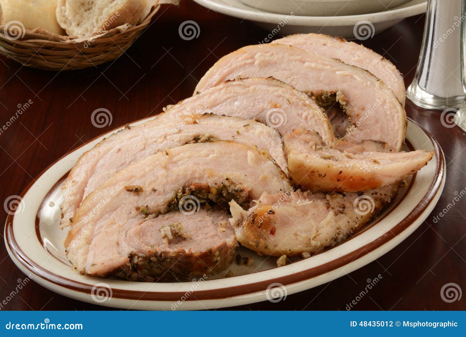 Porchetta pork roast stock photo. Image of supper, bell 48435012