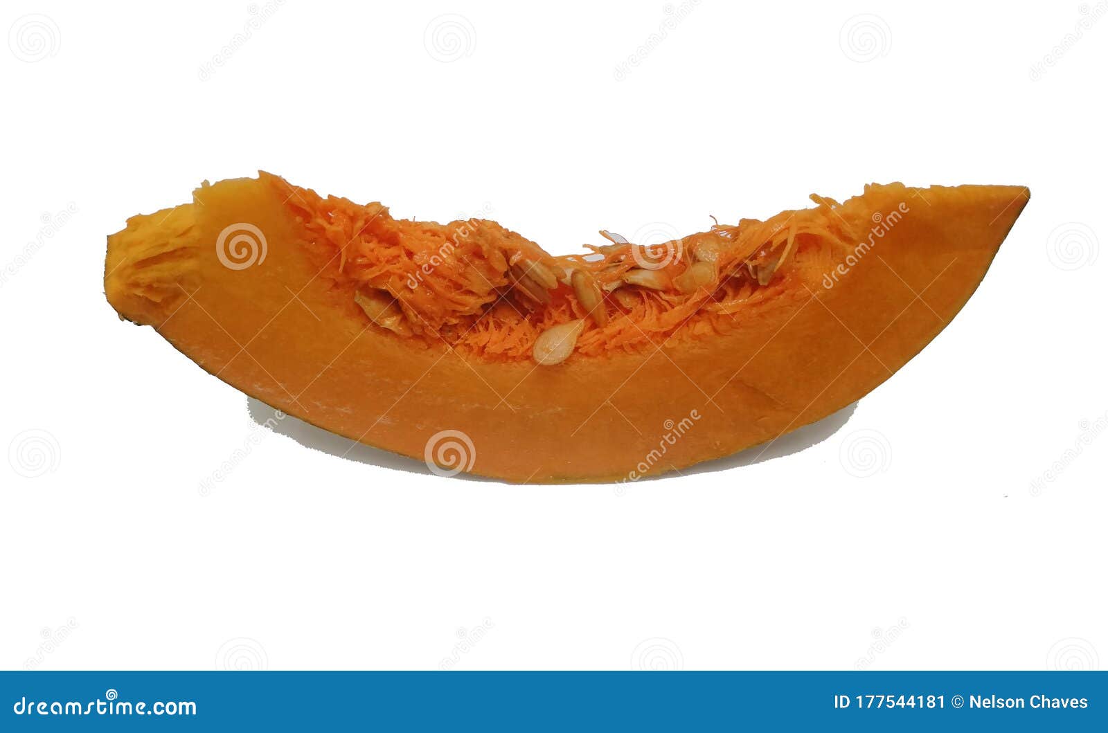 porcion de calabaza de color naranja